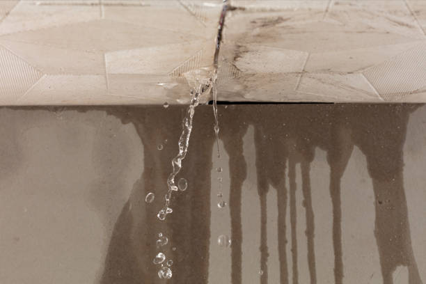 Professional Water Damage Restoration technician working in Eagle, WI